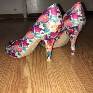 Tie dye 5 inch heels